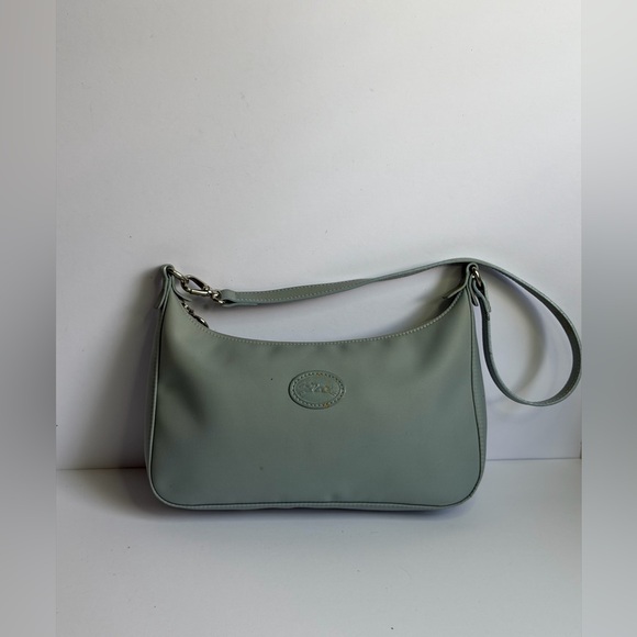 Longchamp Le Pliage Small Shoulder Bag in a Light Blue Color